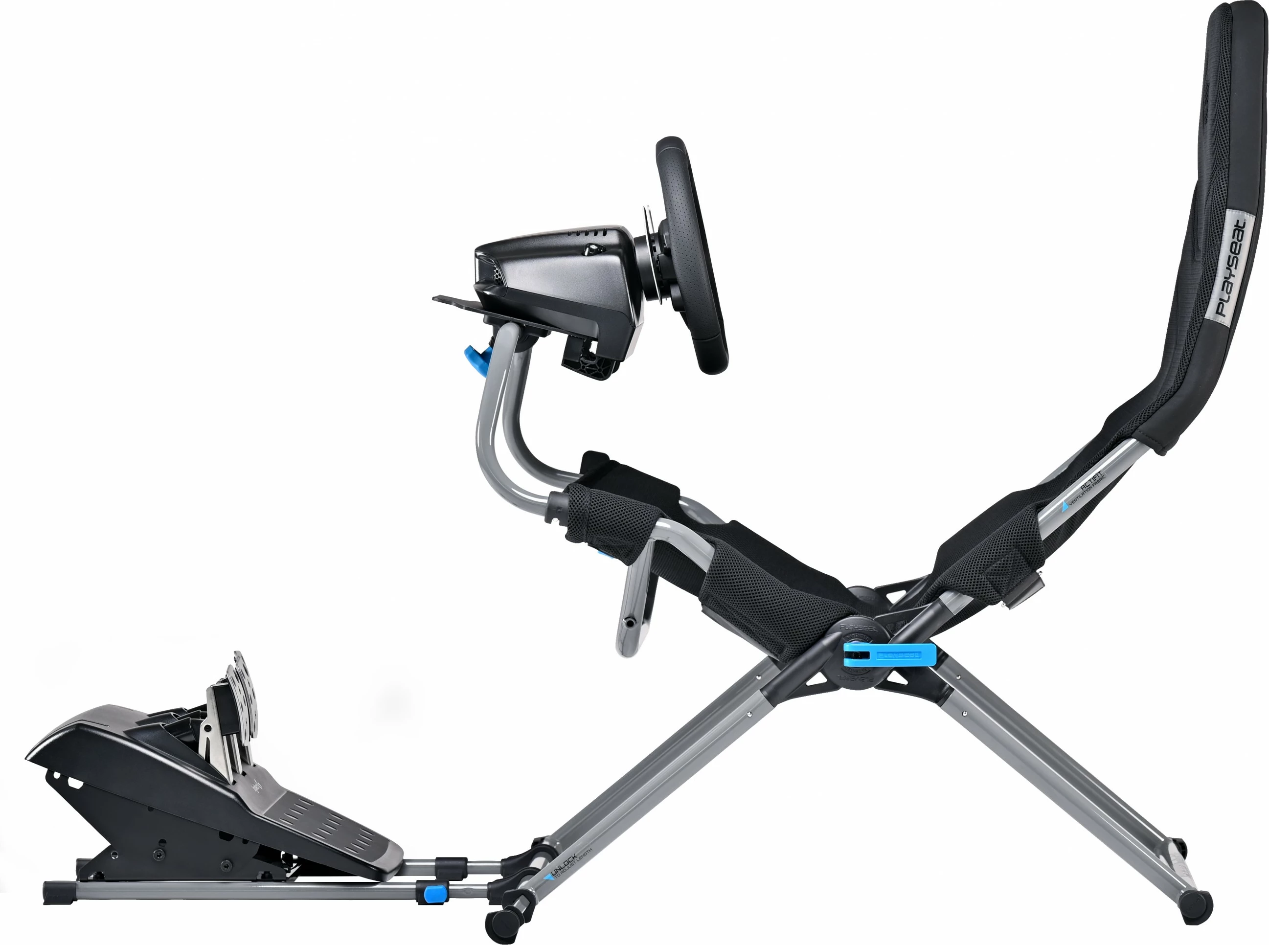 Karrige lojërash Playseat Challenge X Logitech G Edition, për konzolë, ngjyrë e zezë dhe gri