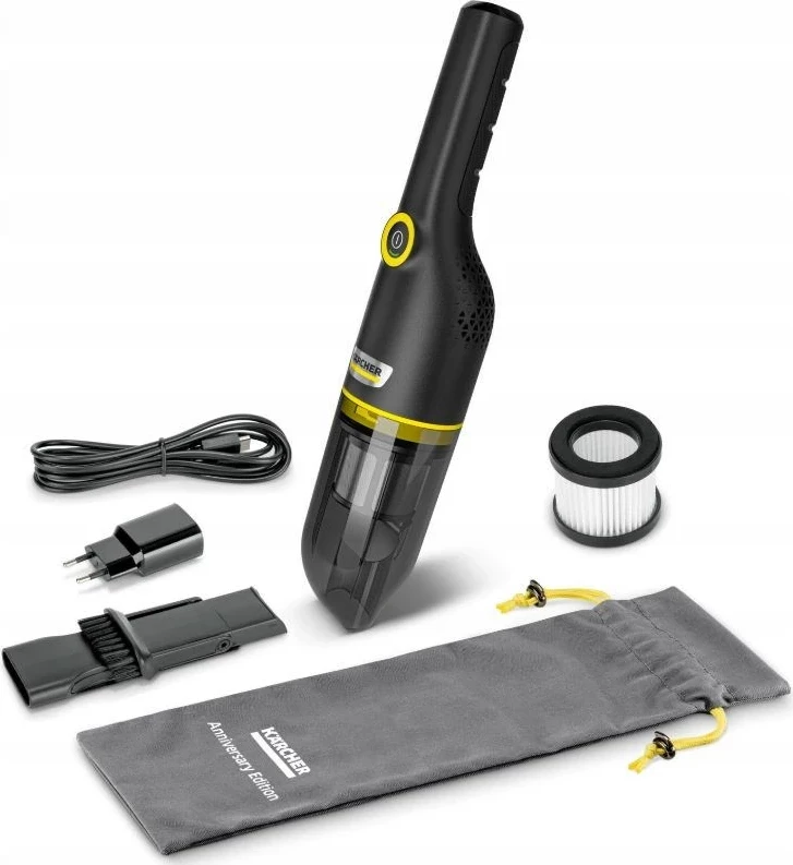 Fshesë dore Karcher CVH Anniversary Edition Plus, Pa qese, E zezë, E verdhë