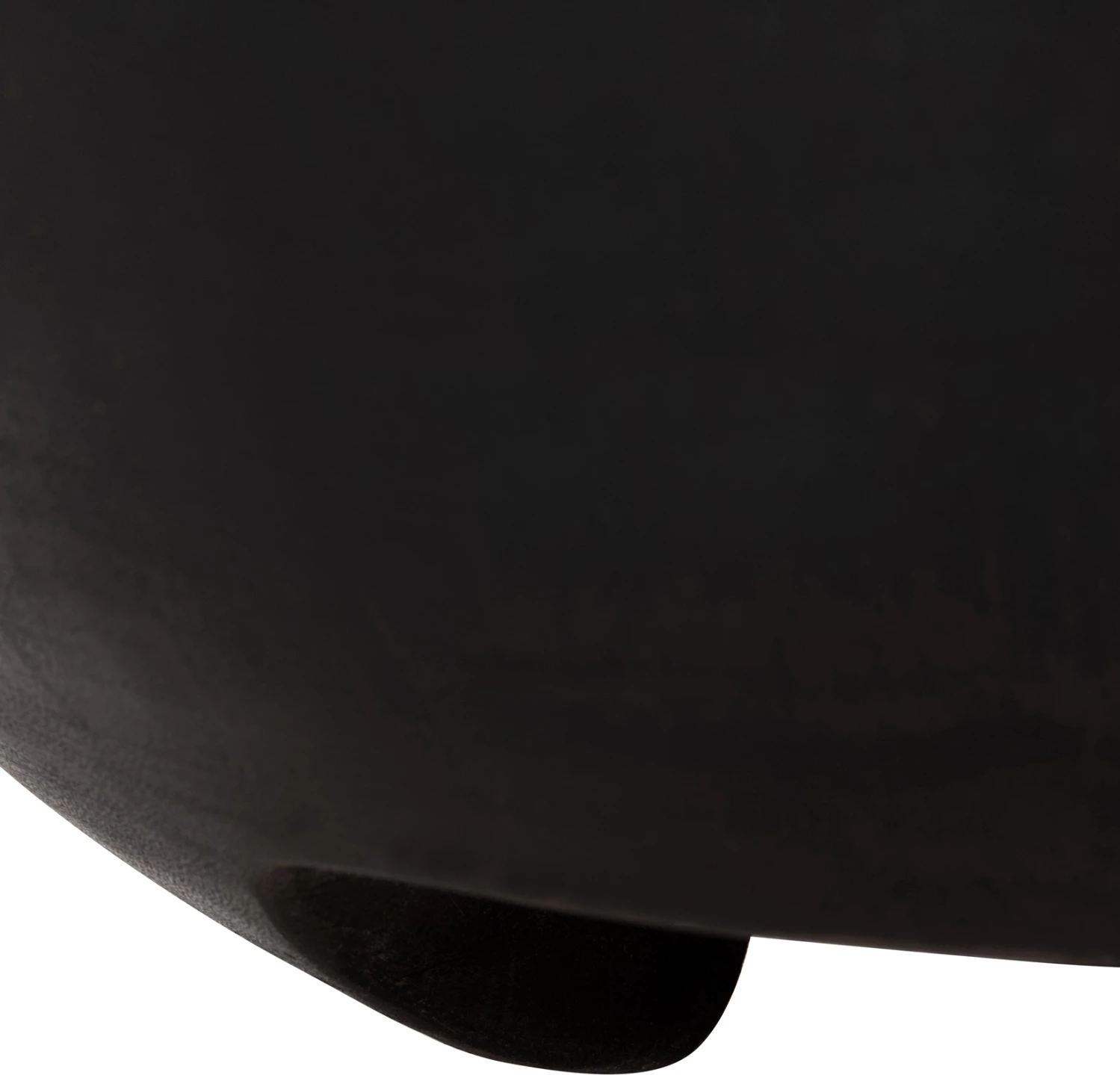 Tavolinë anësore POMPU, dru Suar i fortë, ngjyrë e zezë, FH9794.02, Φ58x34H cm