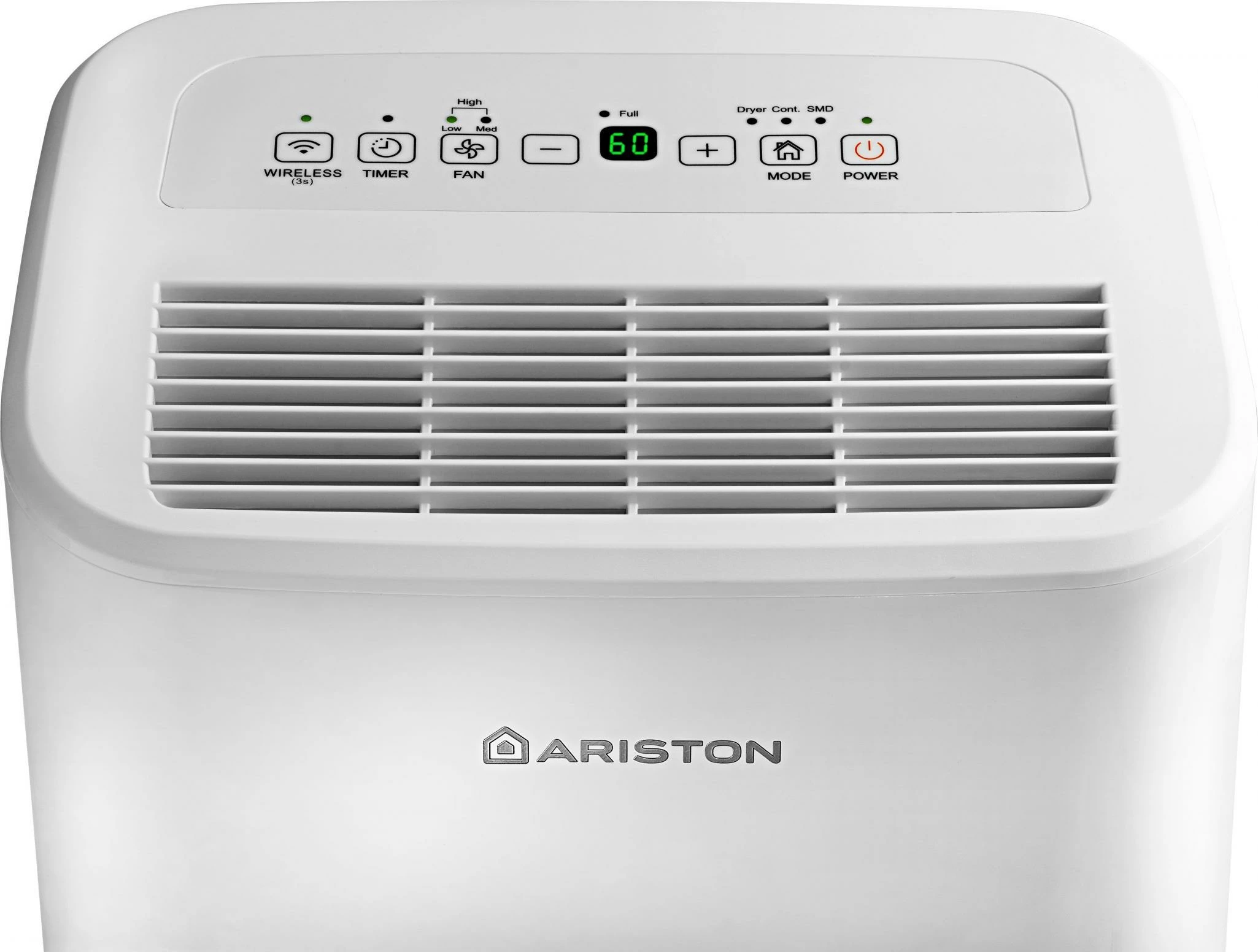 Dehumidifikues ajri Ariston Deos 16S NET 16L/24h, 3L, WiFi, 300W, i bardhë