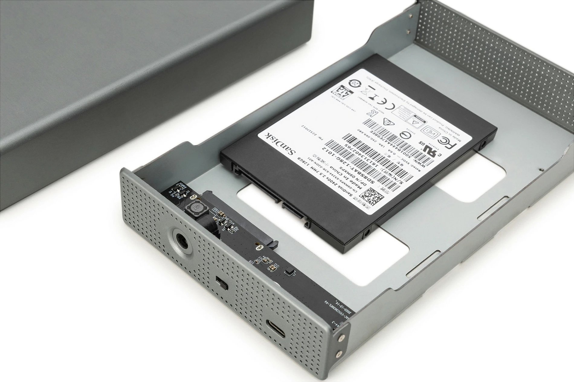 Kasë për HDD/SSD Digitus USB 3.0/3.2 Gen 1, SATA 2.5/3.5, Alumini