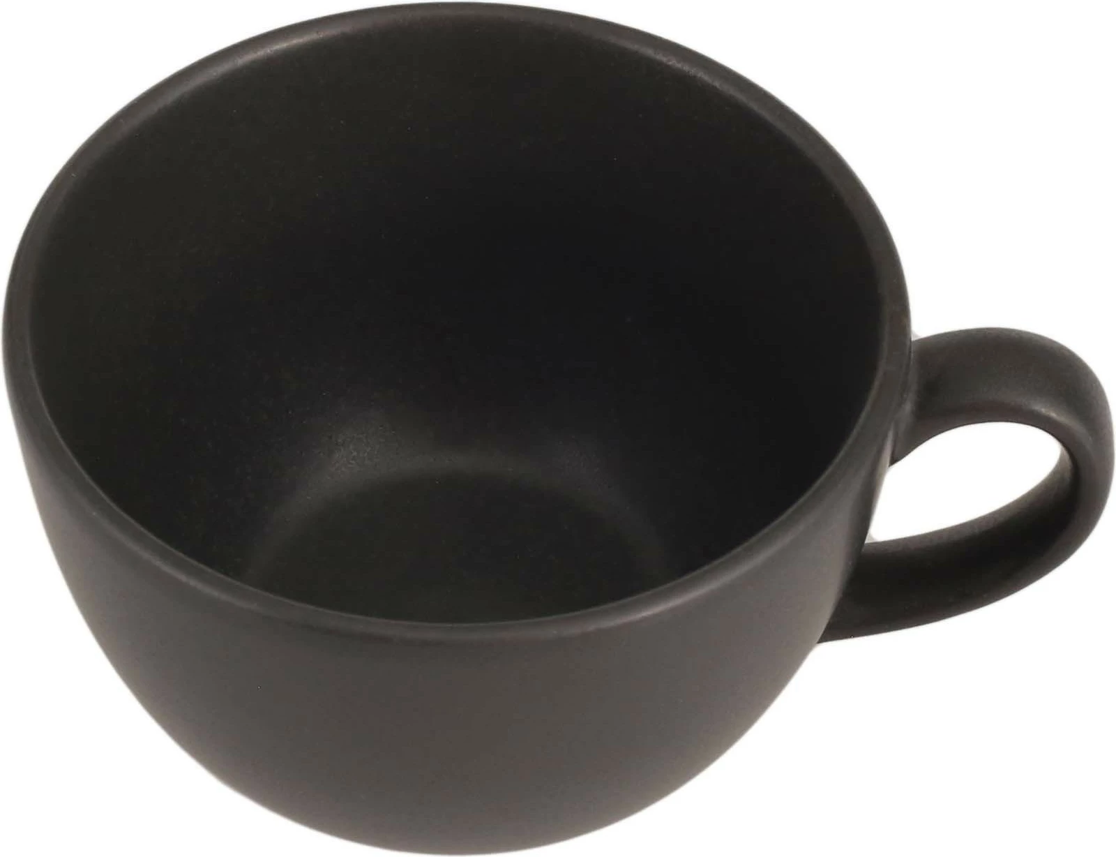 Filxhan porcelani Porland Seasons Coal 320 ml, i zi, set 6 copë