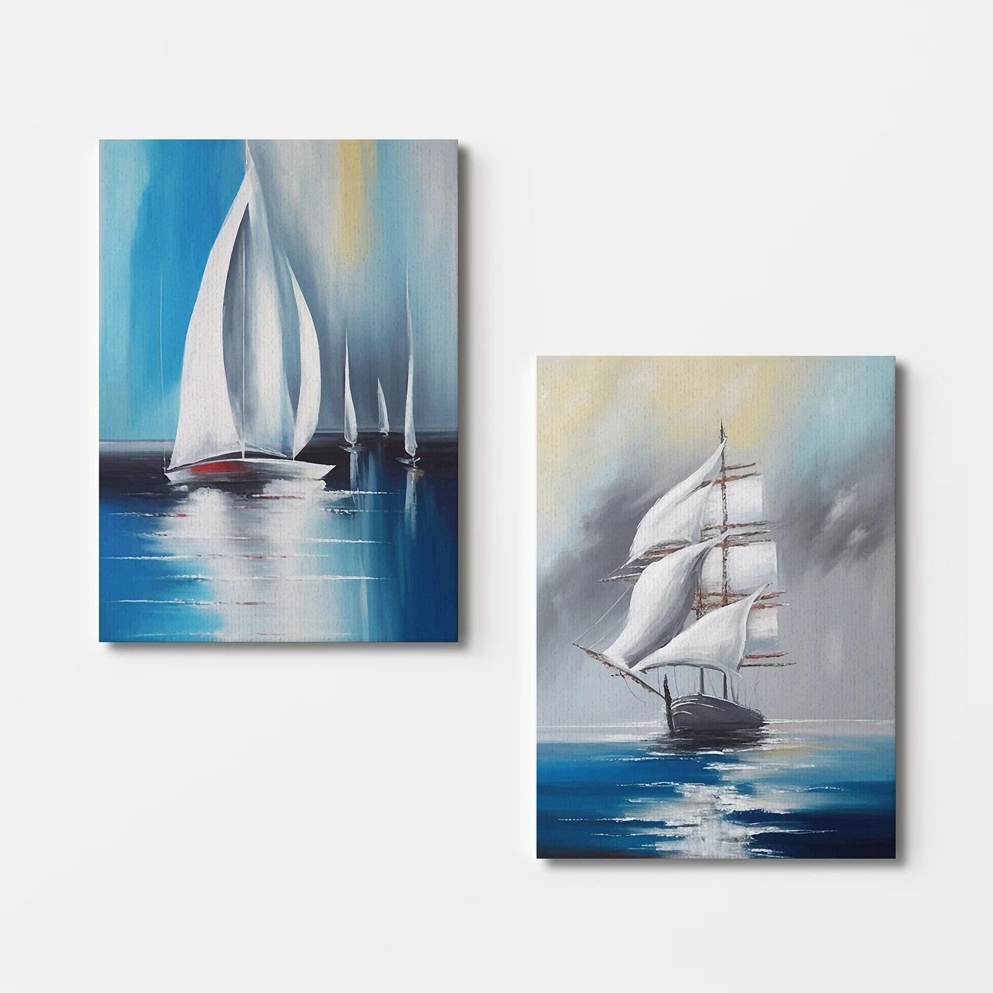 Pikturë dekorative në kanavacë (2 copë), Wallity, 2KNV4352, 50x70 cm