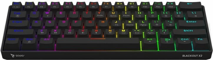 Tastierë mekanike Savio për gaming, e zezë