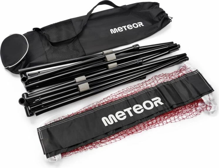 Rrjetë badminton Meteor, unisex, e kuqe