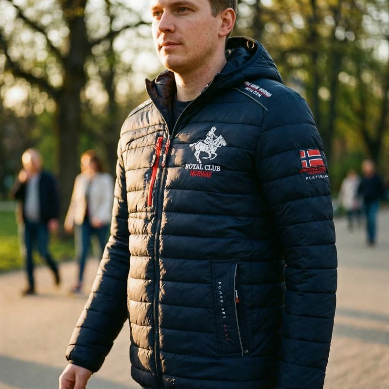 Jakne për meshkuj Geographical Norway, navy [Madhësia: 5XL]