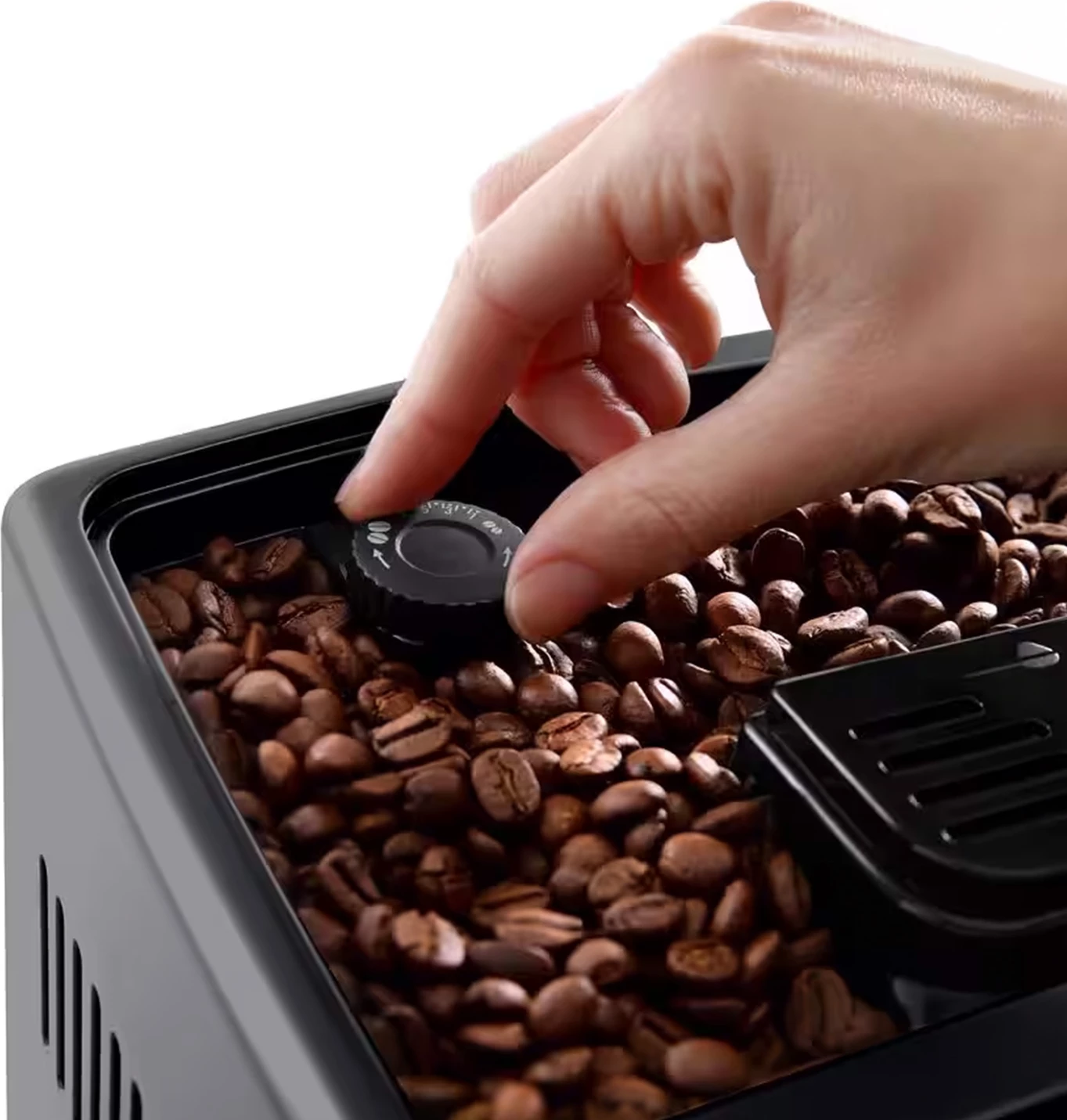 Makine kafeje automatike DeLonghi Dinamica Plus ECAM380.85.SB 15 bar 1.8 L 300 g display me prekje argjend/e zezë