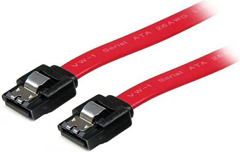 Kabl SATA StarTech LSATA6, 15 cm, latching, SATA 3 6Gbps, i kuq