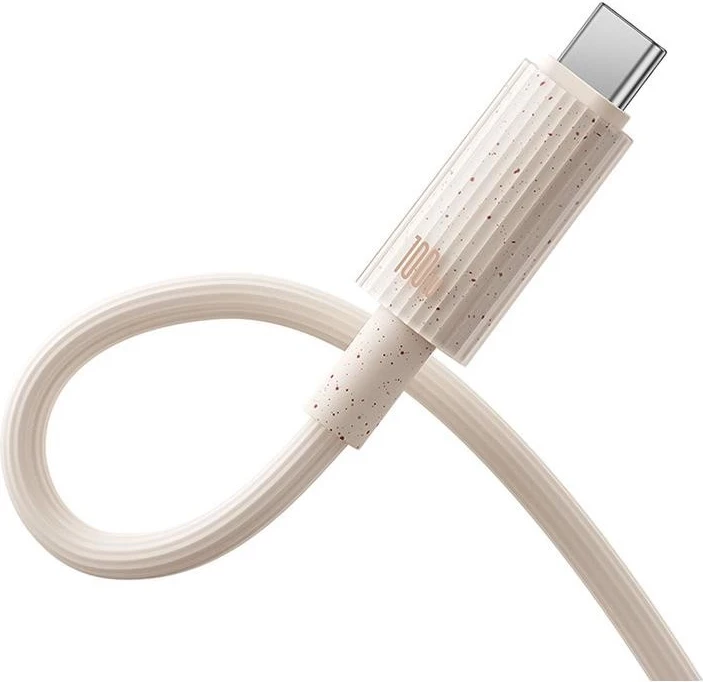 Kabllo Baseus Habitat Series USB-A/USB-C, 100W, 1m, rozë