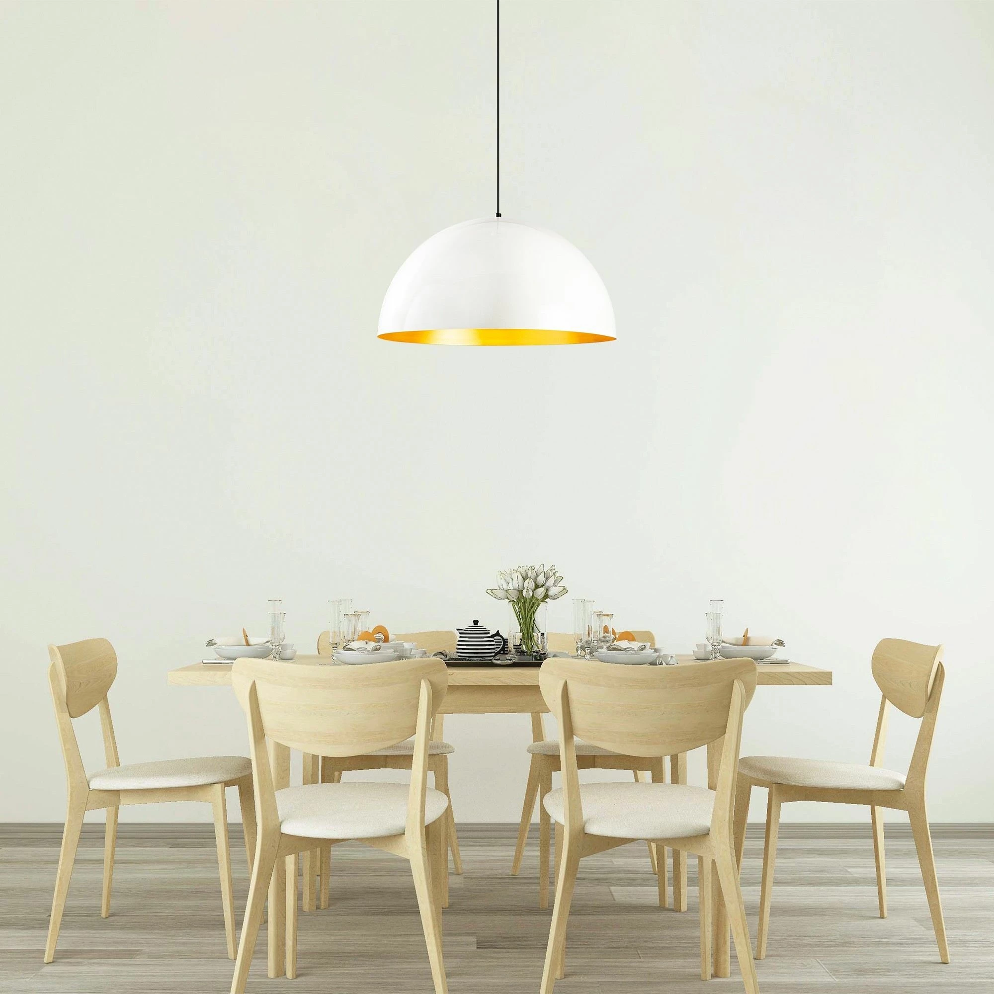 Llambë tavani Opviq, Berceste - 236-S, e bardhë, 60x60cm, lartësi 126cm