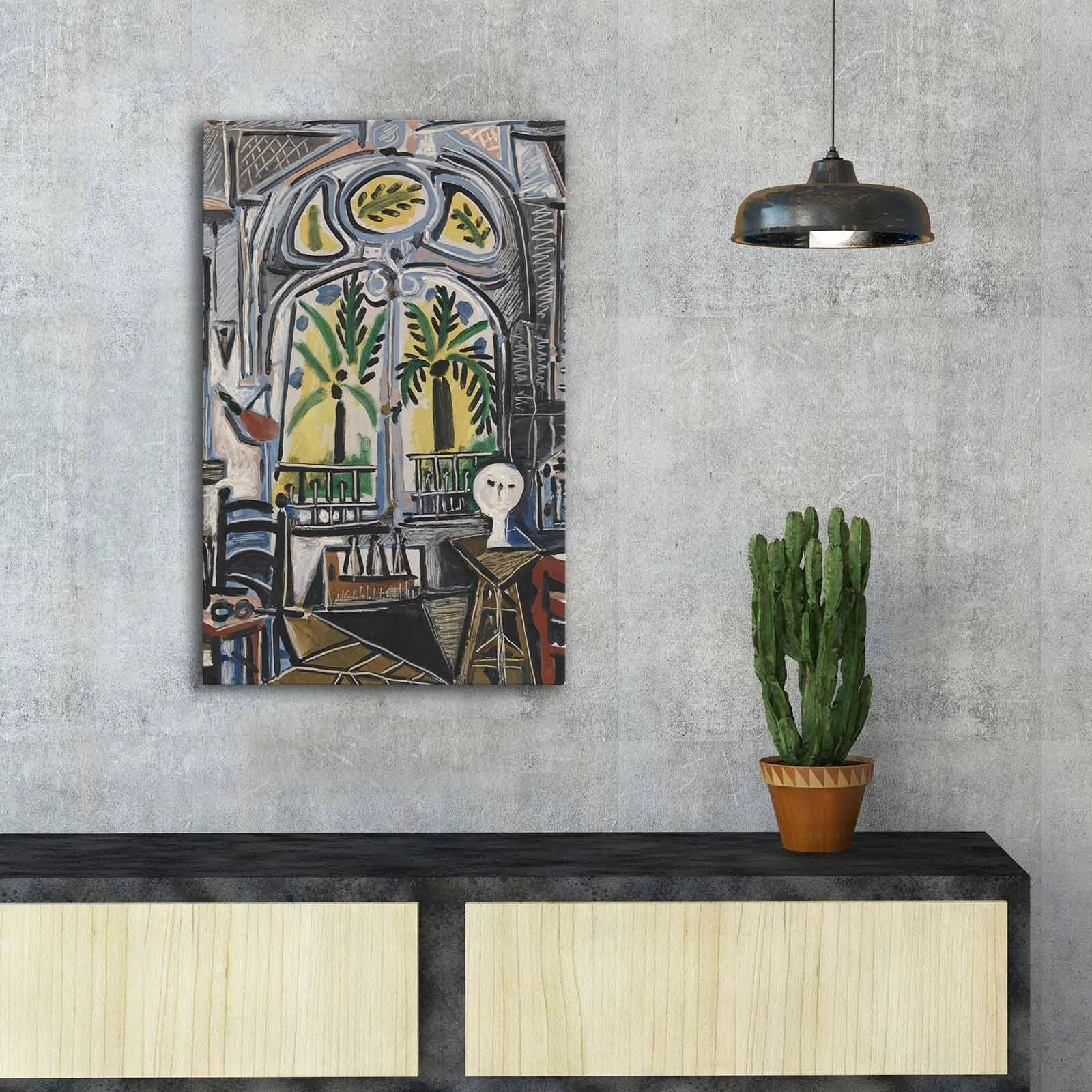 Pikturë dekorative në kanavacë, Wallity FAMOUSART-106, shumëngjyrëshe, 45x70cm