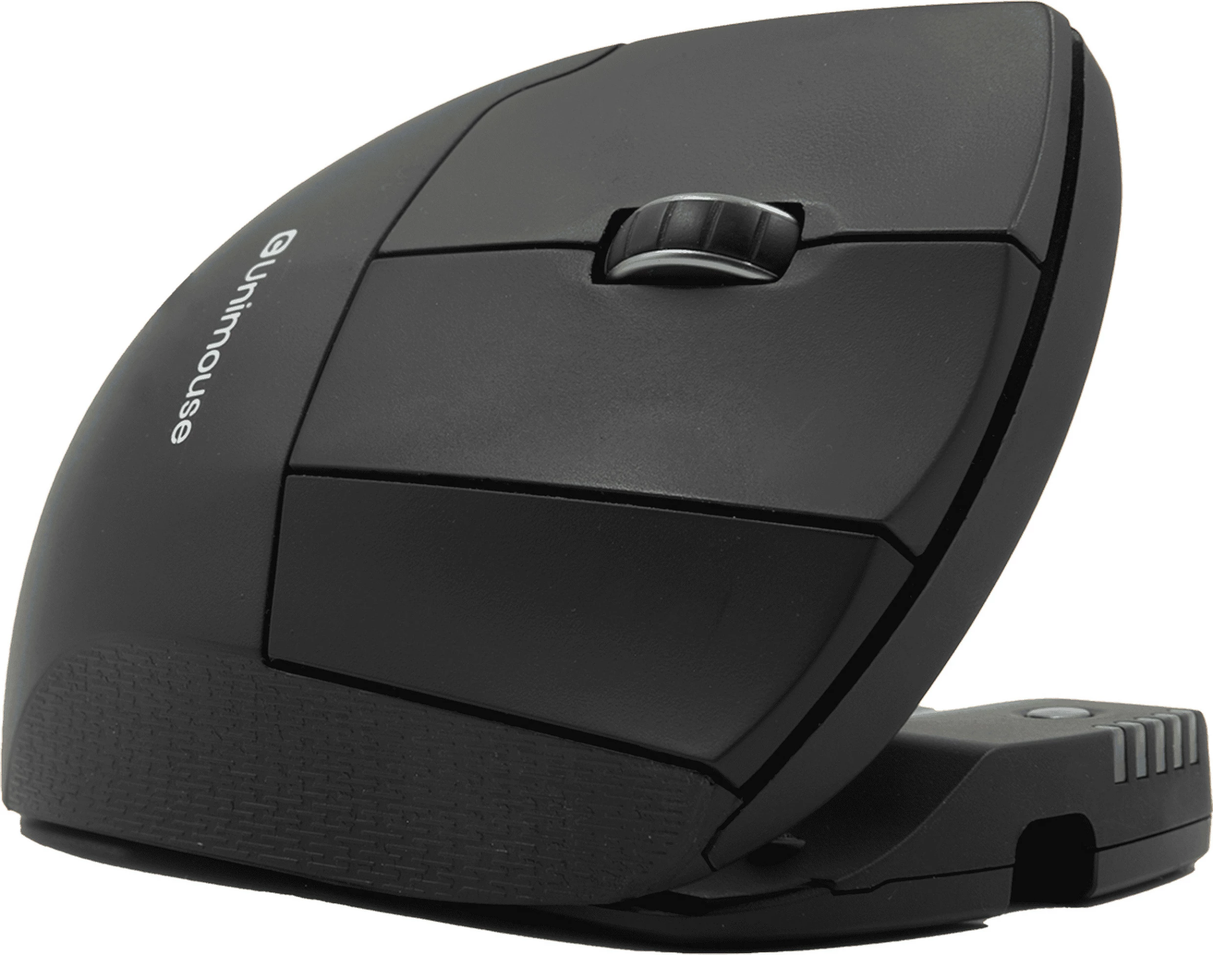 Maus Contour Design Unimouse, wireless, vertikal, 4000 DPI, për dorë të djathtë, i zi