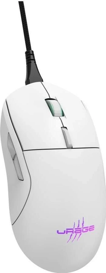 Maus gaming uRage Reaper 250, 6200 DPI, wired, RGB, i bardhë