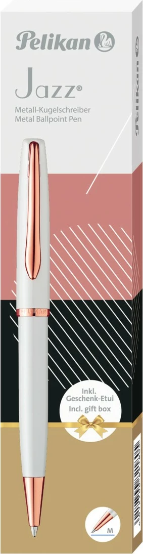Stilograf Pelikan Jazz Noble Elegance K36, metal, twist, mbushje, ngjyrë kaltër