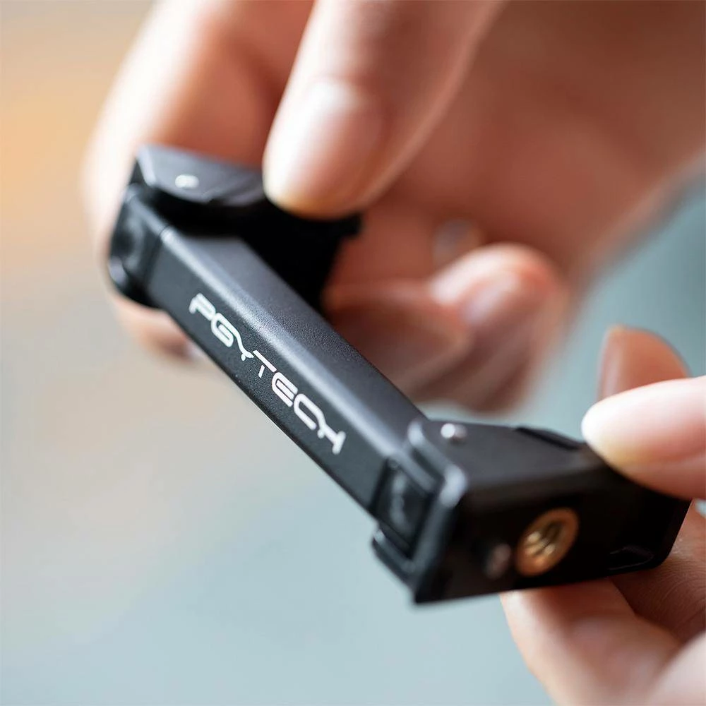 Mbajtës telefoni PGYTECH P-CG-012, universal, alumini, i palosshëm, i zi