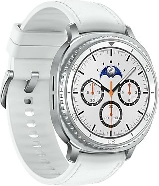 Smartwatch Samsung Galaxy Watch 8 46mm LTE EU argjendtë e bardhë