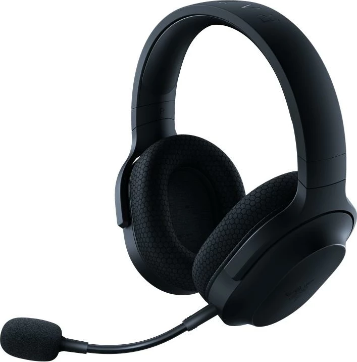 Kufje gaming me mikrofon, Razer Barracuda X RZ04-04430100-R3M1, Dual-Wireless 2.4 GHz & Bluetooth me SmartSwitch, mikrofon i heqshëm HyperClear, kontrolle në kupë, 250 g, e zezë
