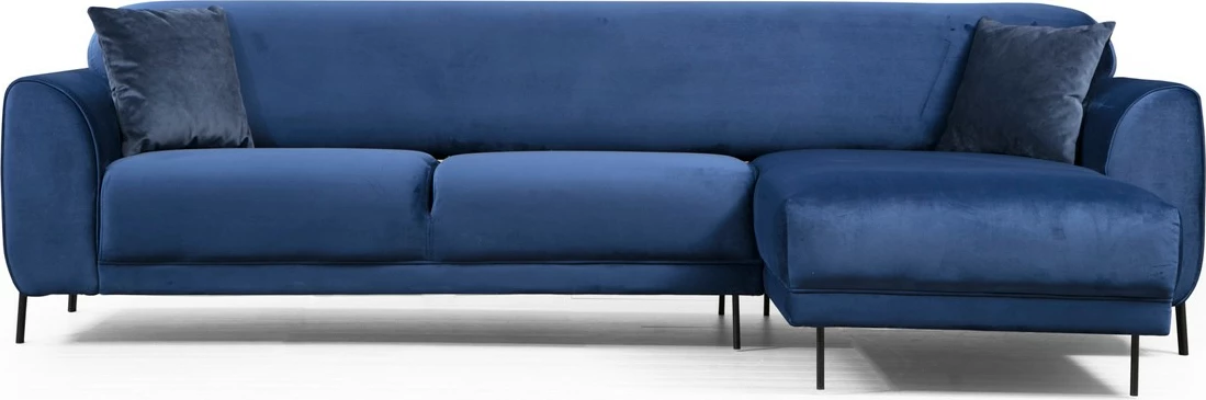 Kënd divan-krevat Atelier del Sofa, kënd i djathtë, ngjyrë blu e errët (L3-Chl)