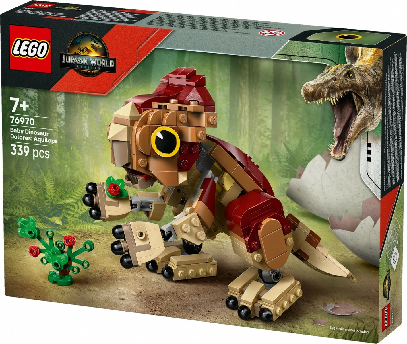 Set LEGO Jurassic World 76970 Little Dinosaur Dolores: Aquilops, 339 pjesë