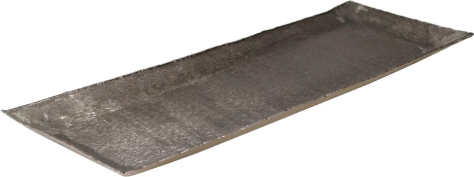Tabaka dekorative MARGO, alumin, ngjyrë ari dhe e zezë smoke, 49x18x2 cm