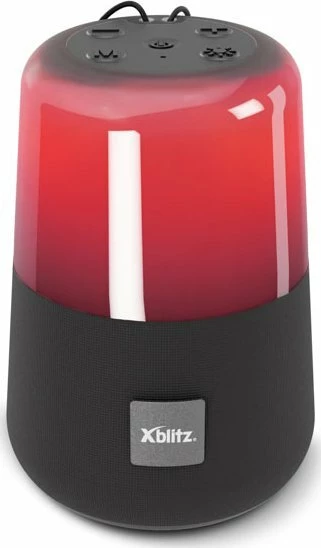 Altoparlant Bluetooth Xblitz Master Go 5W Bluetooth 5.0 me RGB dhe radio, i zi