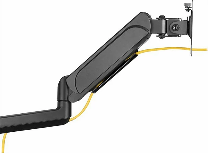 Mbajtëse tre-monitorësh EQUIP 650134, 17"-27", VESA 75x75-100x100, clamp tavoline, e zezë