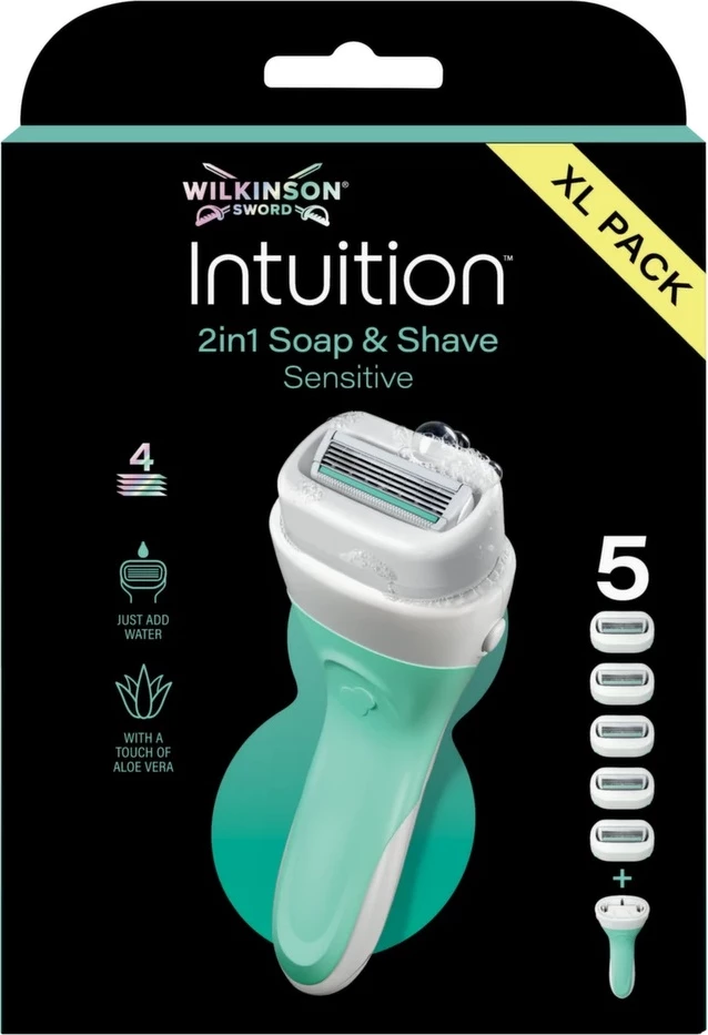 Brisk për femra Wilkinson Intuition Sensitive, 5 patrona