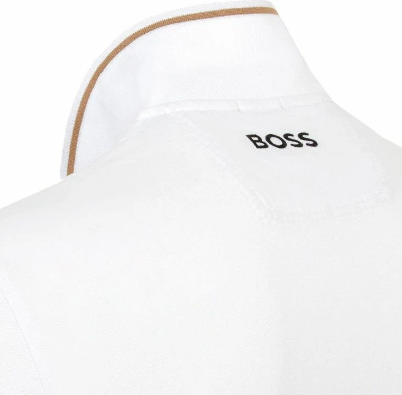 Maicë polo për meshkuj Boss, e bardhë
