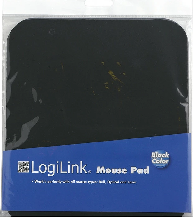 Mauspad LogiLink ID0096, Monokromatik, E zezë