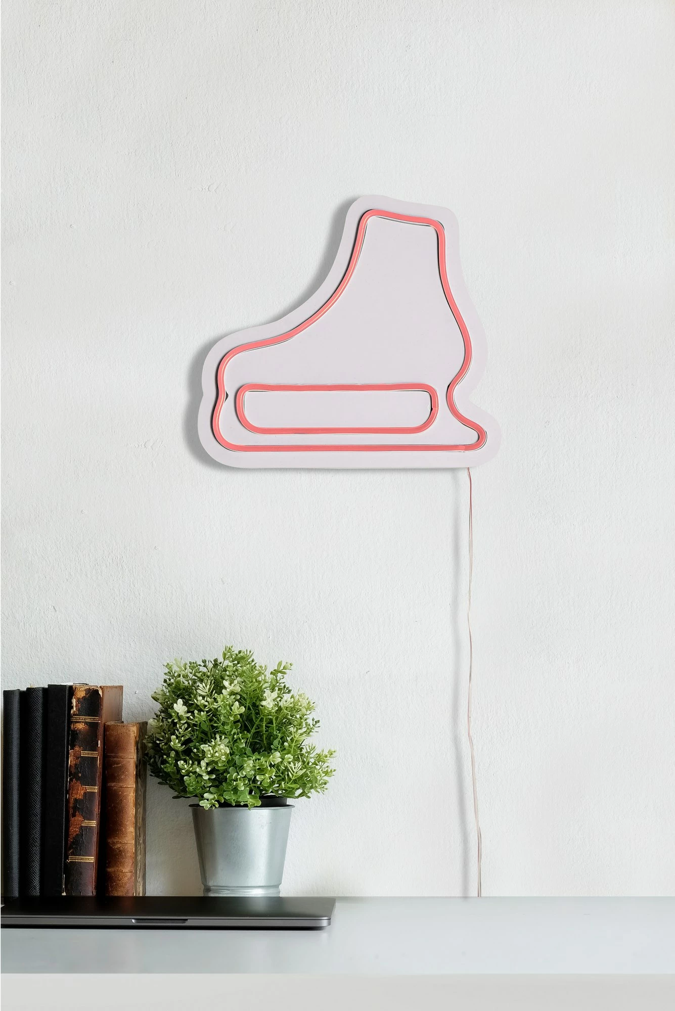 Dritë dekorative LED, plastikë, formë patine akulli, ngjyrë rozë - 5