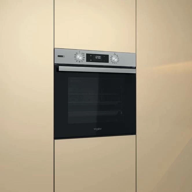 Furrë e integrume Whirlpool OMSR58CU1SX 71L A+ me pastrim katalitik, inoks