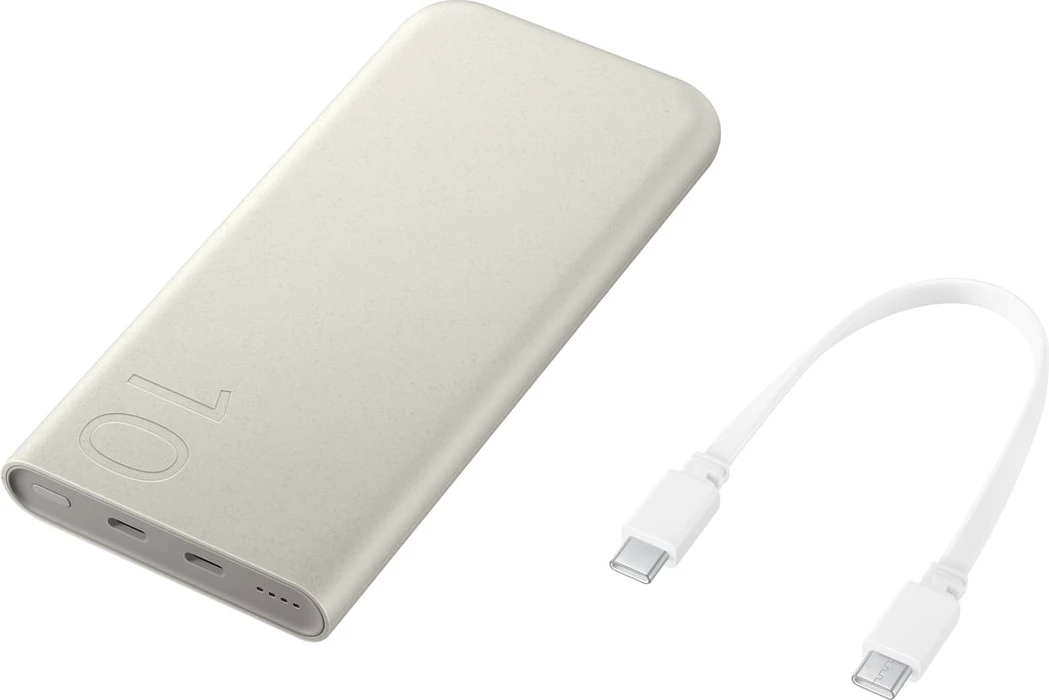 Powerbank Samsung EB-P3400XUE 10000mAh, 2x USB-C, 25W, bezhë