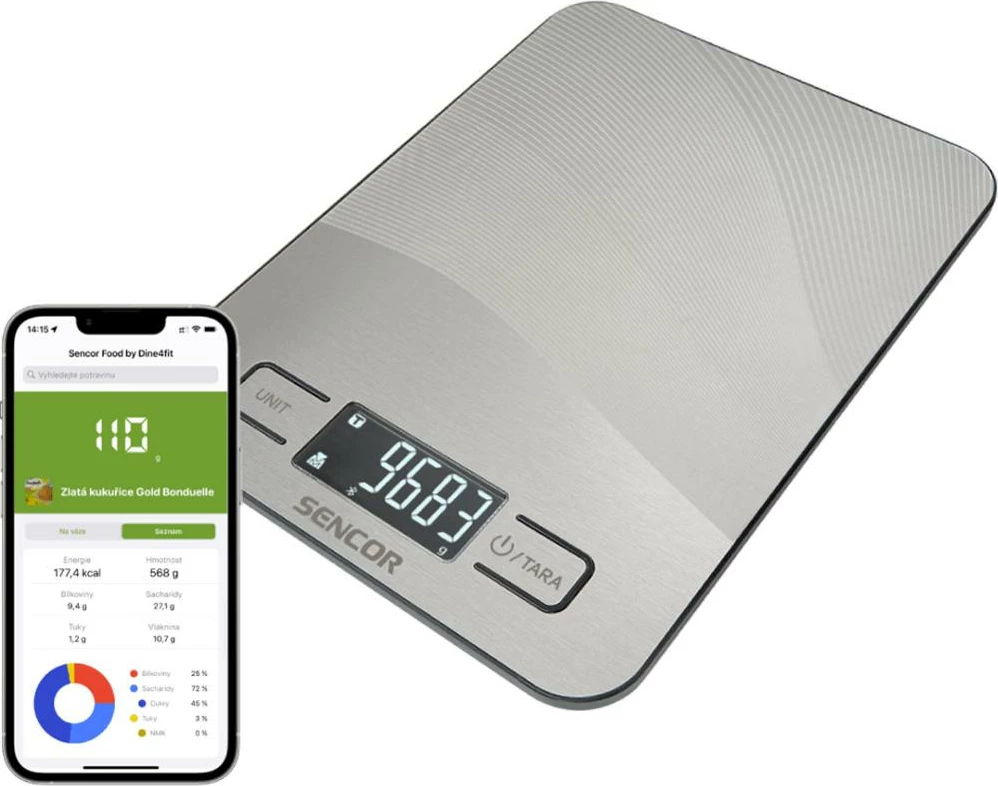 Peshore kuzhine inteligjente me Bluetooth Sencor SKS 8080