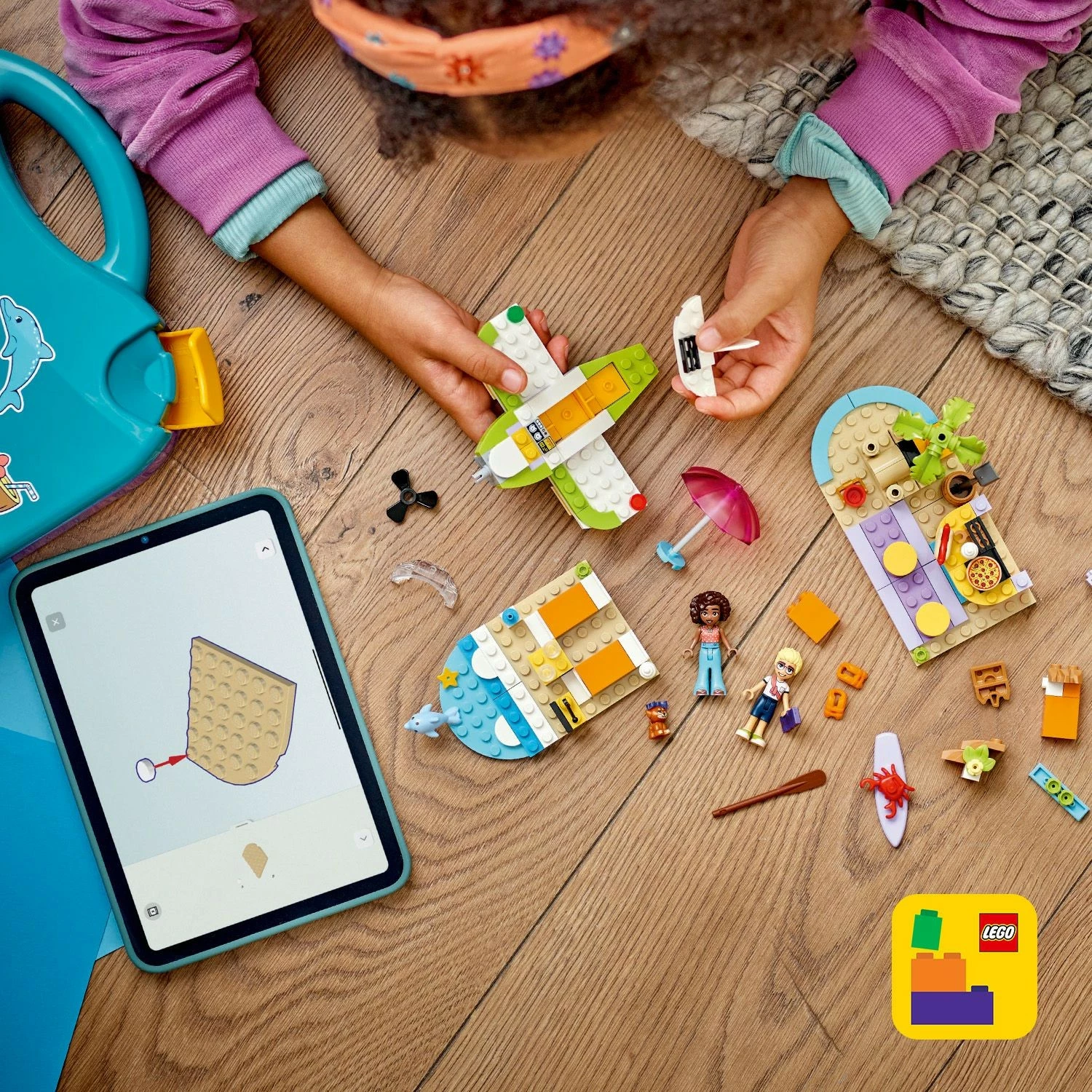 Set ndërtimi LEGO Friends 42672, valixhe kreative, 188 pjesë, shumëngjyrëshe