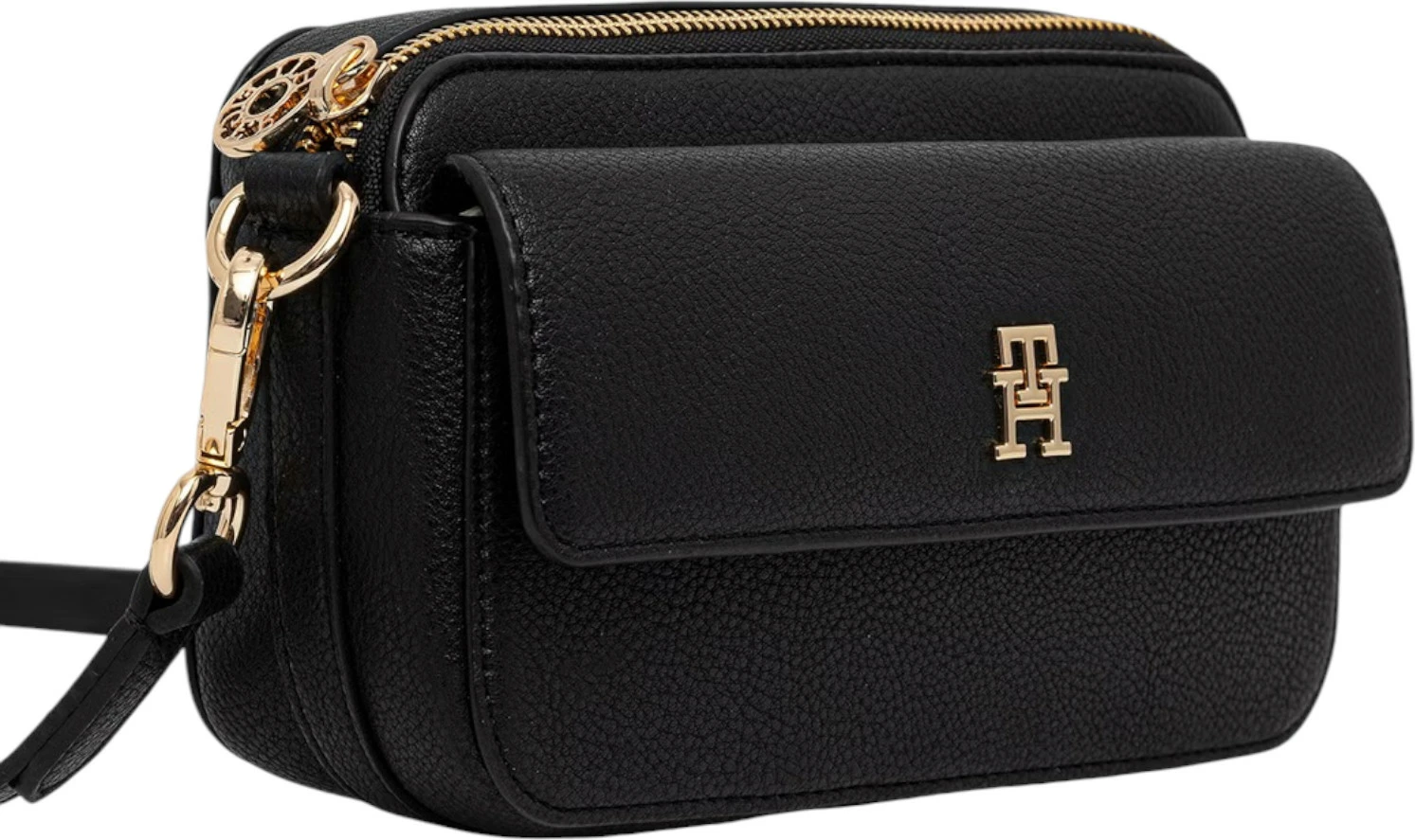 Çantë crossbody për femra Tommy Hilfiger TH ICON Camera Bag AW0AW18721, e zezë