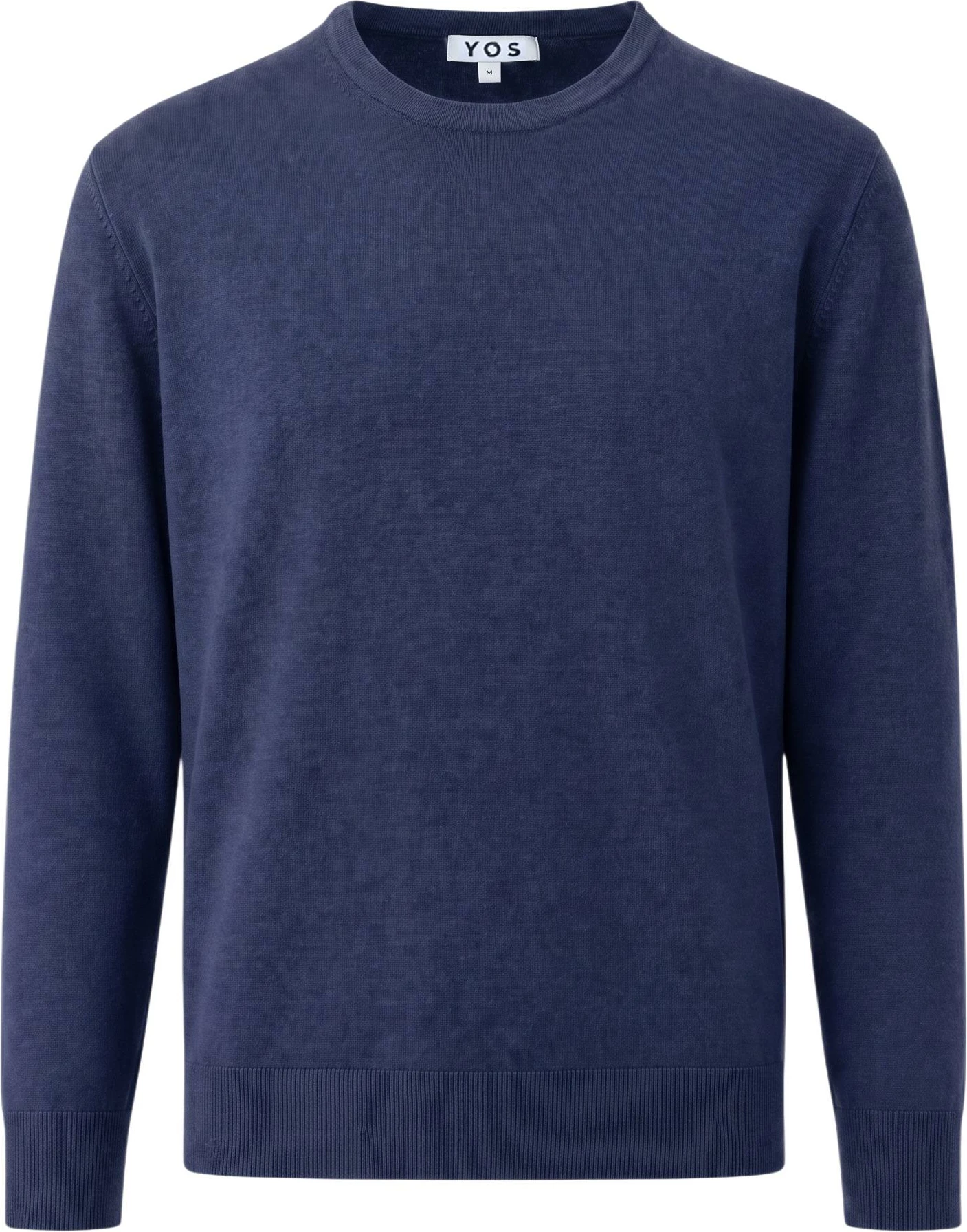 Xhemper për meshkuj YOS Paracollo Essential F.12 3000900, blu denim [Madhësia: M]
