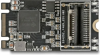 Kontroller M.2 DeLOCK 64260, M.2 2242 në Mini-SAS me 4x SATA 6Gb/s, i zi
