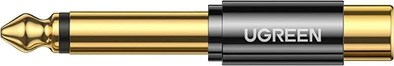 Adapter audio Ugreen AV169 Jack 6.3mm në RCA (Cinch), zi/ari