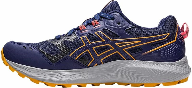 Atlete për femra Asics, blu marine dhe portokalli