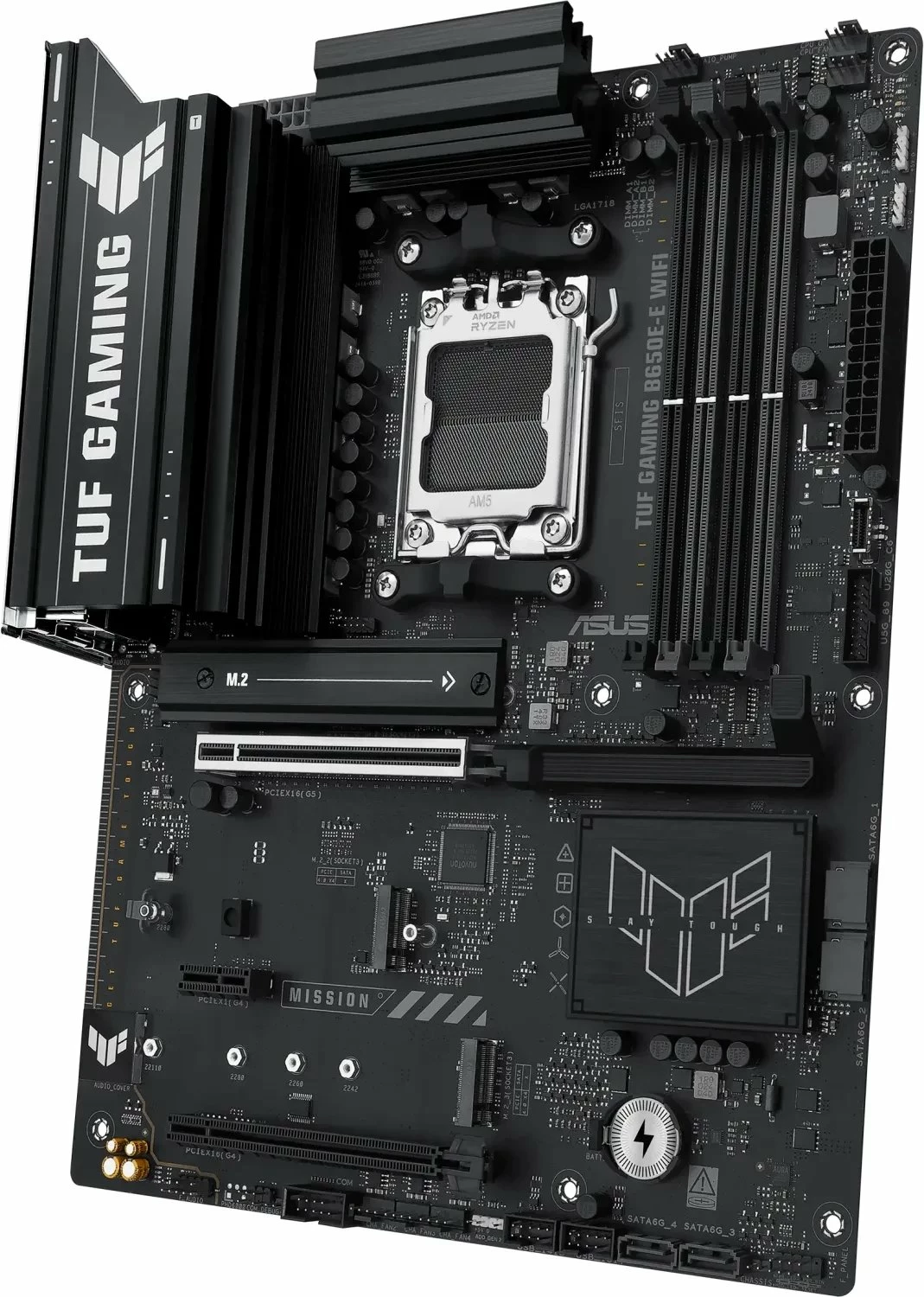 Pllakë amë Asus TUF Gaming B650E-E WIFI, ATX, Socket AM5, DDR5, Wi‑Fi 6E