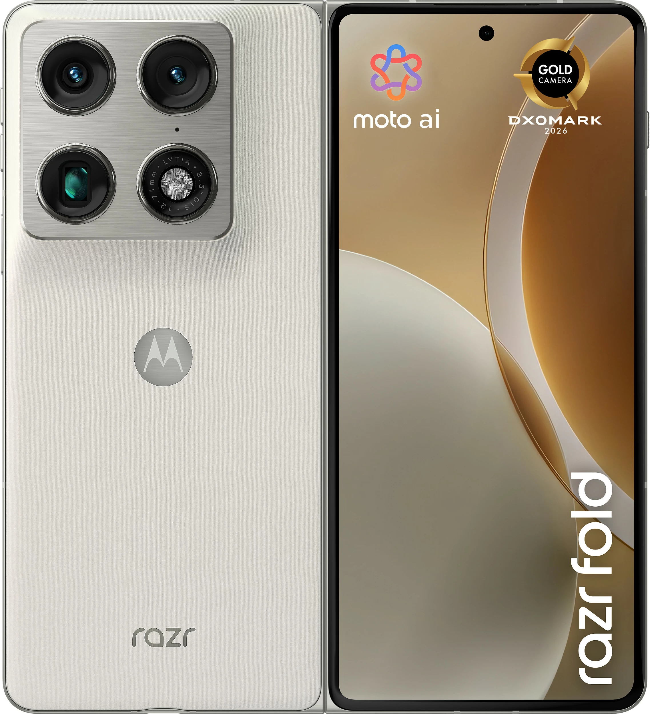 Celular i palosshëm Motorola Razr Fold, 16GB RAM, 512GB, Lily White