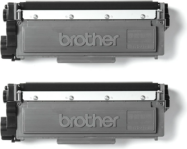 Toner Brother TN-2320TWIN, origjinal, 2 copë, i zi