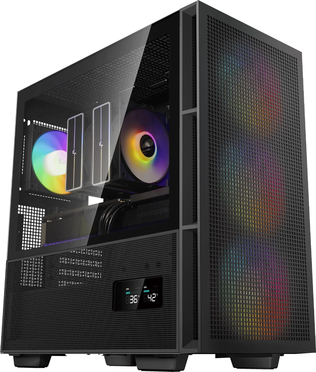 Kompjuter UVI OMEGA NV56TX Ryzen 5 9600X, RTX 5060 Ti 16GB, 32GB RAM, 1TB SSD, 850W, zi