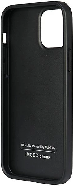 Mbështjellës Audi Synthetic Leather për iPhone 12/12 Pro 6.1", i zi