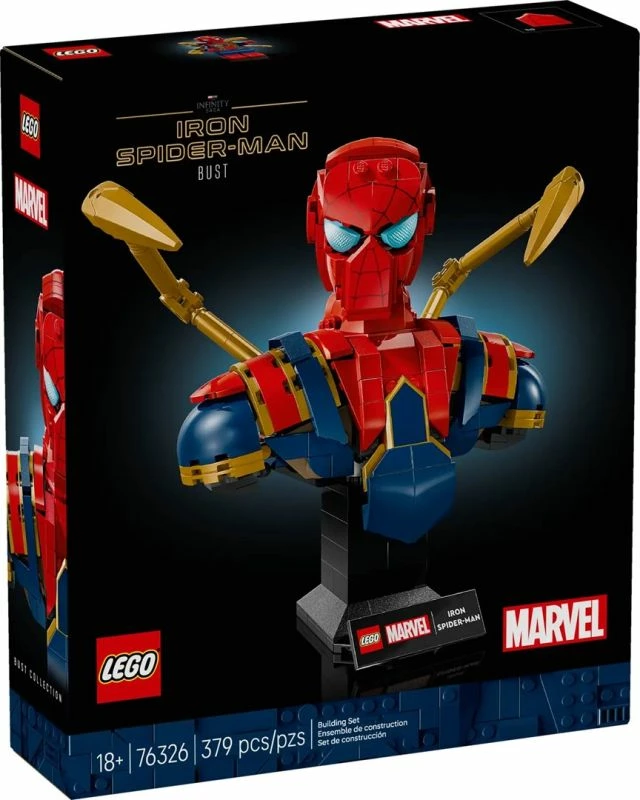 Set LEGO Marvel Iron Spider-Man bust
