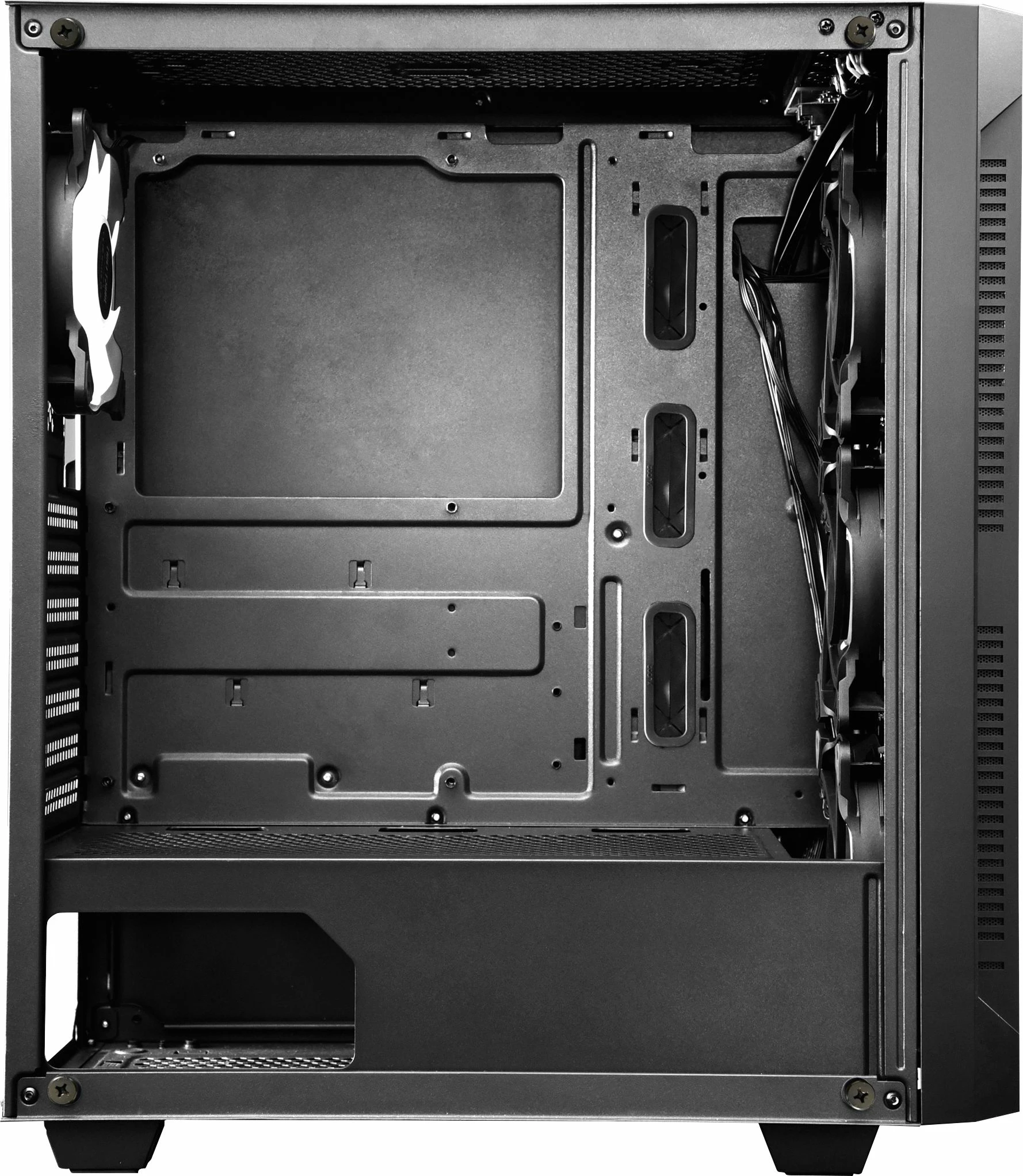 Kasë Chieftec Hunter GS-01B-OP Midi Tower ATX, A-RGB, pa furnizues rryme, e zezë