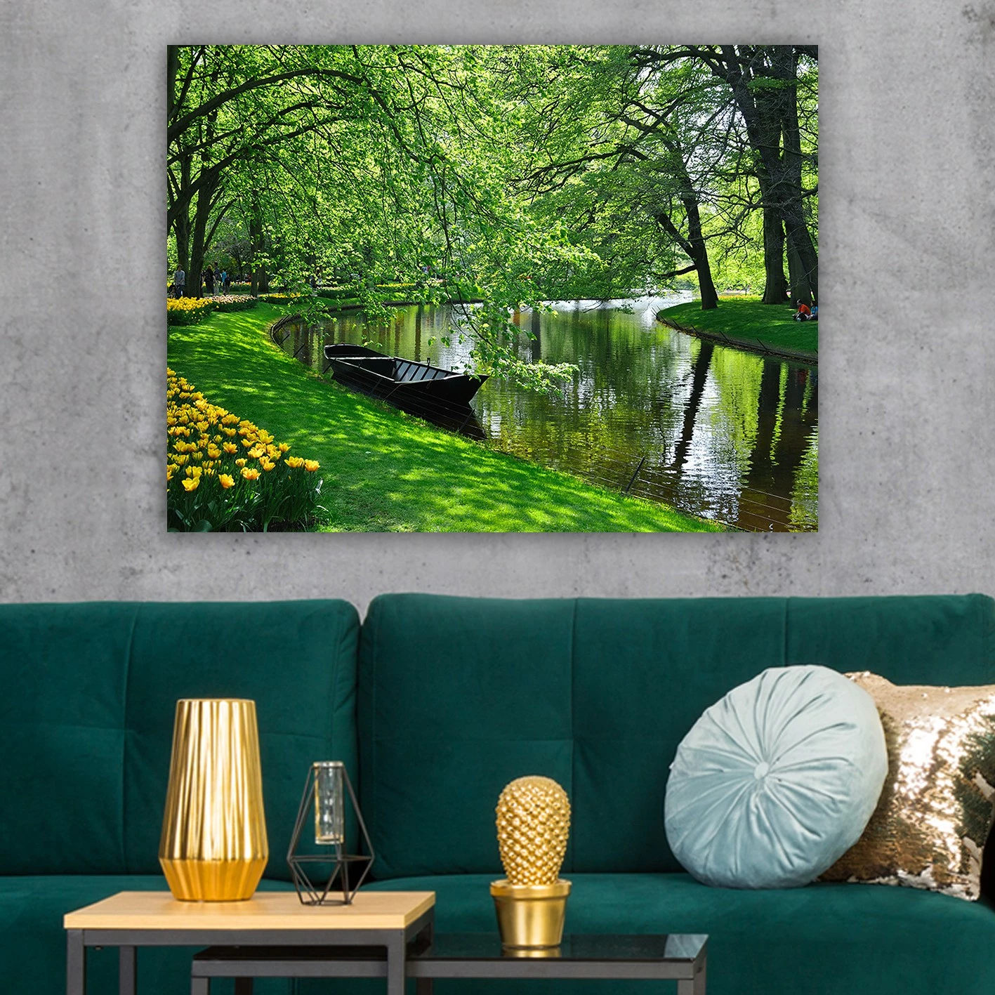Pikturë dekorative në kanavacë, shumëngjyrëshe, 70x100cm, 101172106_70100