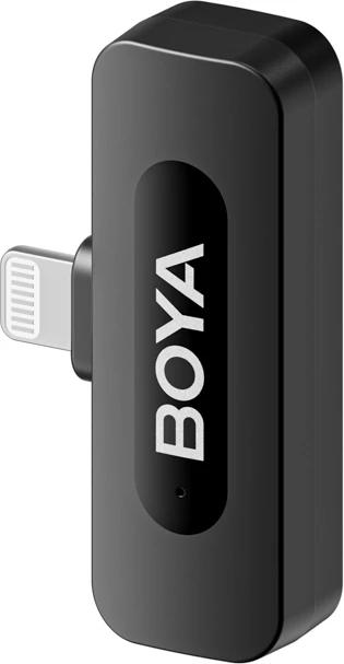 Mikrofon pa kabllo BOYA BY-V1 V2.0 2.4GHz, Lightning, 48kHz/16-bit, set (transmetues + receiver) i zi