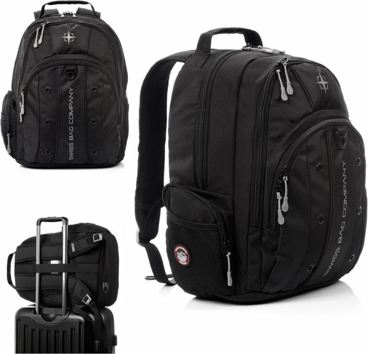 Çantë shpine Inny unisex, e zezë