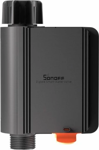 Valvul uji smart Zigbee SONOFF SWV-BSP, Zigbee 3.0, IP55, 4xAA, e zezë